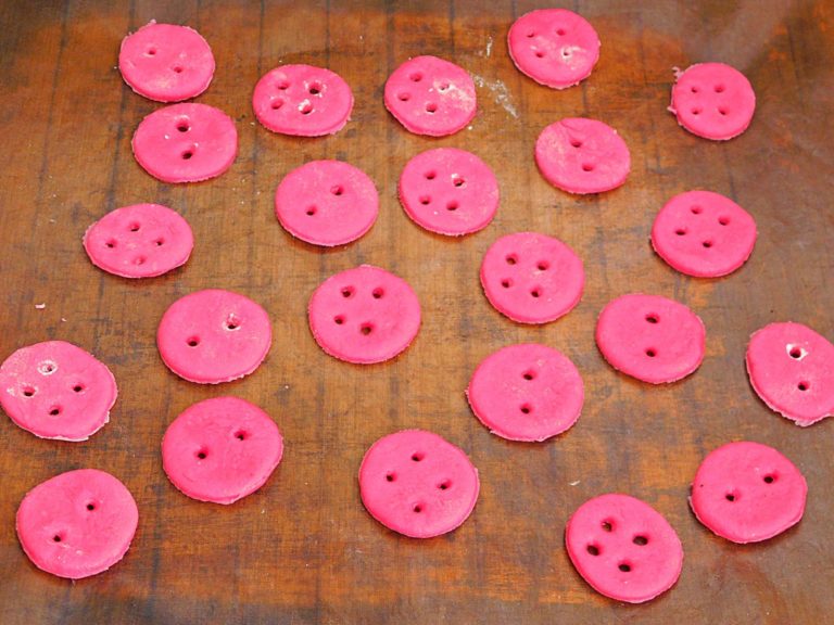 Blanks of barbie cookies