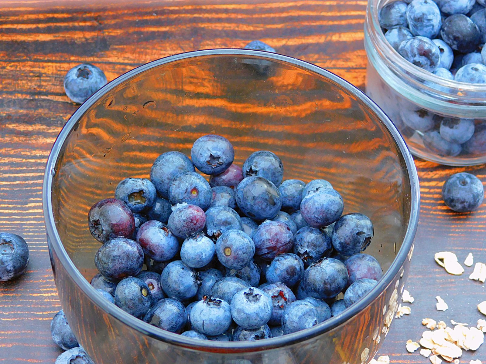 Blueberry yogurt smoothie recipe with photo