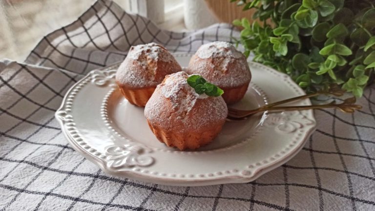 Ванильные кексы в духовке